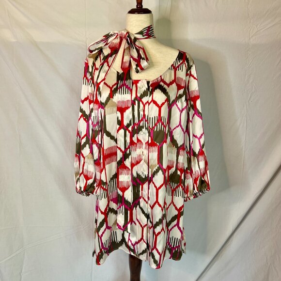 Escada 100% Silk Mini Dress - Picture 2 of 7